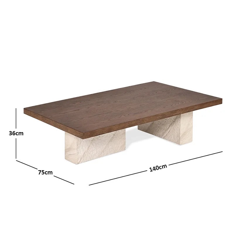 Palma coffee table, crème brûlée