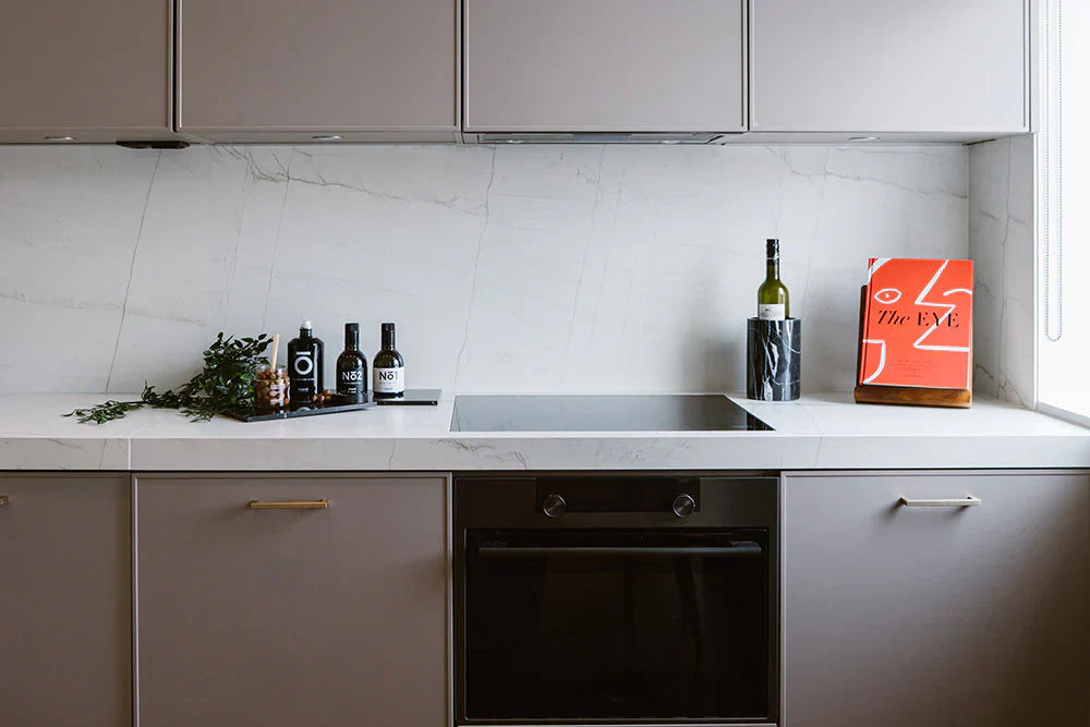 Marble Vase/Wine Cooler Black Ø12×18 cm